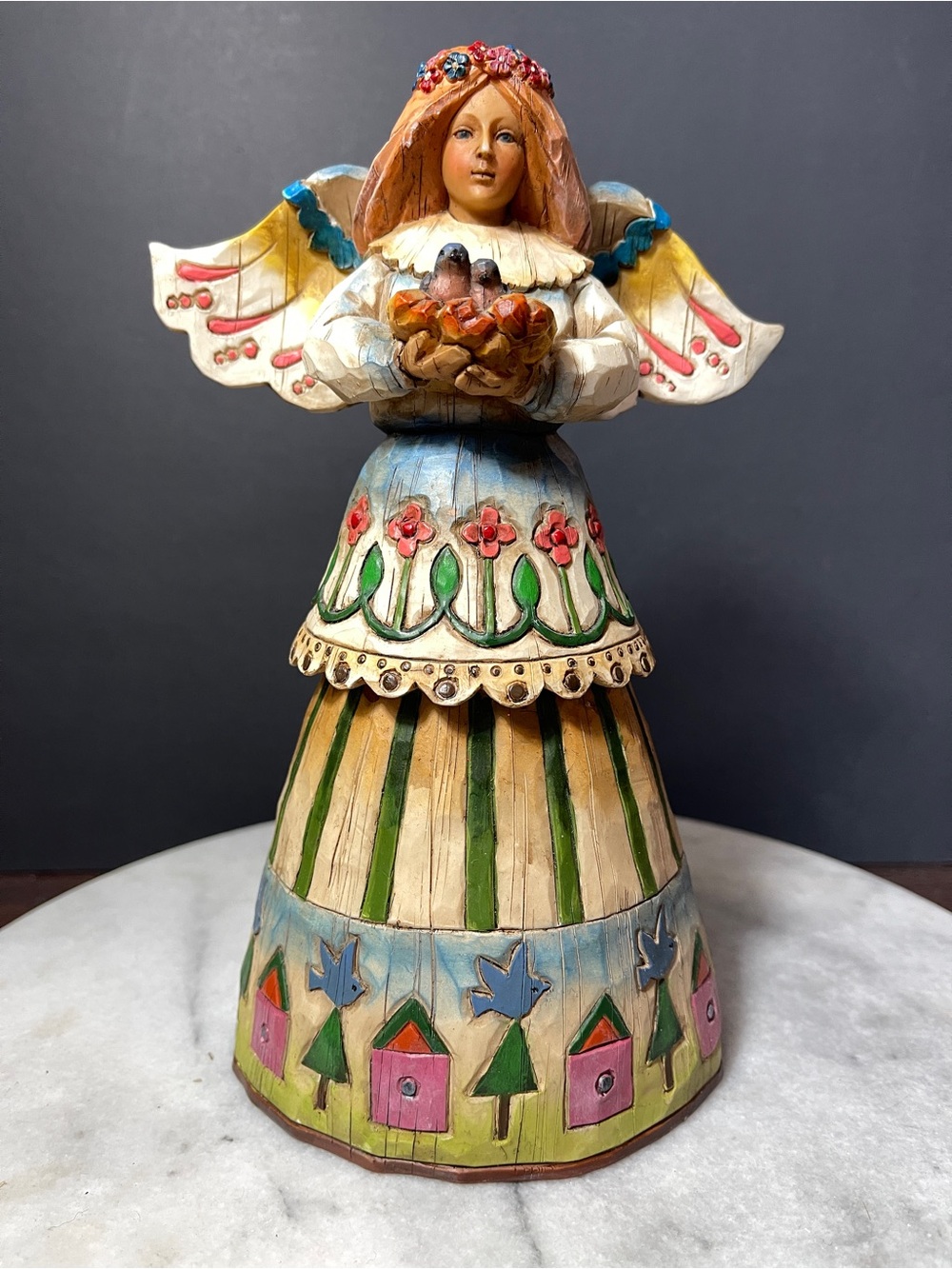 Jim shore 2002 heartwood creek angel of love. # 108924